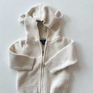Gap baby Cream Knit Hoodie